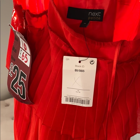 Beautiful spicy red cocktail maxi dress - Picture 3 of 4